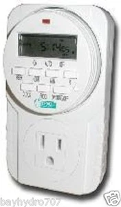 Temporizador semanal 120 V disponible Oracle temporizador digital programable conectado a tierra de 7 días - Imagen 1 de 5
