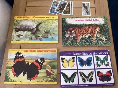 1960s Four Brooke Bond Picture Card books 3 complete inc Butterflies & wildlife. - Image 1 of 4