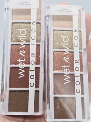 Wet n Wild Color Icon 5-Pan Shadow Palette Go Commando 0.21 oz (6 g). QTY:2 - Image 1 of 4