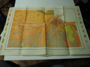 Vintage Map "Soil Map-California Bakerfield Sheet" 1904 - Picture 1 of 1