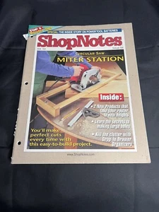 ShopNotes Magazine Circular saw miter station 2001, Issue 56. Woodworking - Picture 1 of 2