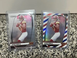 Lote 2024 Panini Prizm - Rookies rojo blanco y azul Prizm #347 Jayden Daniels (RC) - Imagen 1 de 2