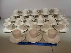 8pc - 4 sets - Wedgwood Windsor Demitasses Cup Mugs With Saucer Plates FLAWLESS - Picture 1 of 4