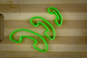 Phone handset - vintage telephone - Cookie cutter Multi-Size - Picture 1 of 10