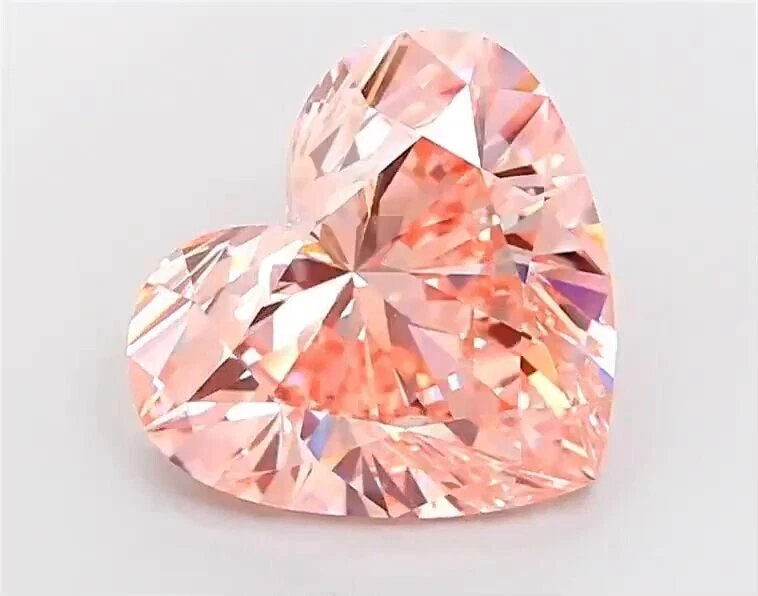 10.03ct Heart fancy intense pink IGI Certified VS1 Excellent Lab grown diamond - Image 1 of 4