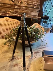 Vintage Minori Cine Camera 6 Section Tripod Rokuwa Co W/Box EUC - Picture 1 of 10