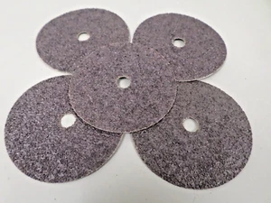 Lot of 5 -  Aluminum Oxide Sanding Discs 16 Grit  7" x 7/8" - Picture 1 of 5