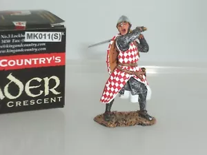 REY Y PAÍS MK011SF CRUZADO CABALLERO MEDIEVAL GUERRERO DE PIE LUCHANDO - Imagen 1 de 2