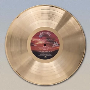 Carpenters "A Kind Of Hush"  Gold LP Record wall art - Picture 1 of 6