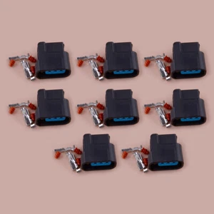 8x 3-Pin Ignition Coil Pack Connector Plug Kit fit for Honda K-Series K20 K24 - Picture 1 of 5