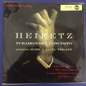 CLASSICAL LP- Tchaikovsky- Sinding - Ravel -Jascha Heifetz- RCA France 12'' RARE - Picture 1 of 4