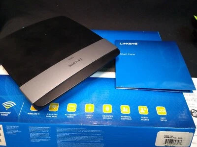 Linksys N600 Dual-Band Wi-fi Router 4-Port Parental E2500 - Image 1 of 4