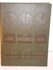 Fortsetzung 1968 Clarion State College Clarion Pennyslvania Jahrbuch - Bild 1 von 7