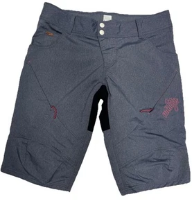 Maloja Shorts KerryM. Short Women's Active Cycling Biking Shorts Sz. L Blue Pink - Picture 1 of 17