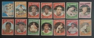 1959 Topps Washington Senators Topps Baseball 14 Karten Lot schlechte bis sehr gute Qualität - Bild 1 von 6