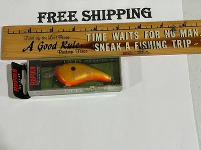 DISCONTINUED Rapala Dt Flat 3 CRANKBAIT CRAWDAD COLOR FISHING LURE NIP NOS - Image 1 of 4