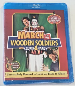 March of the Wooden Soldiers (Blu-ray, 1934) Laurel & Hardy Rare Disc New Sealed - Foto 1 di 9