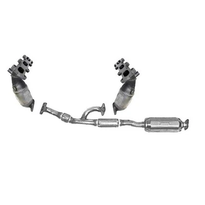 Front & Rear and Y Pipe Converters for Hyundai Tiburon 2.7L 03-07 MADE IN USA - Image 1 of 4