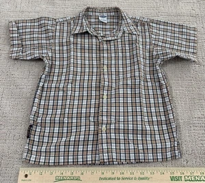 Old Navy Hemd Jugend Button Down kariert Kurzarm. Größe 4-5 - Bild 1 von 8