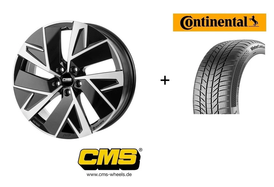 Winterräder Skoda Elroq 85 Enyaq iV80 85 85X ID.4 ID.5 4 x CMS C32 AERO Conti EV - Bild 1 von 1