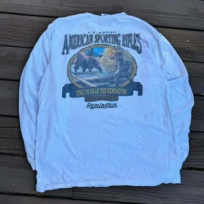 Camisa de caza Crazy Vintage Remington manga larga talla grande Foto 1 de 4