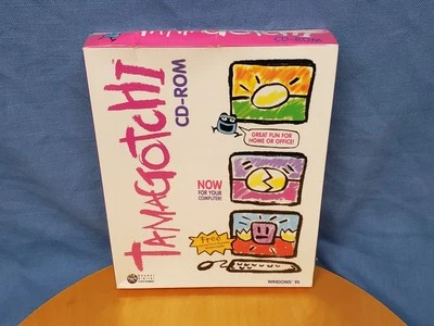 Tamagotchi Win95 1997 PC CD-ROM Game By: Bandai (Vintage NEW IN BOX SEALED) RARE - Image 1 of 4