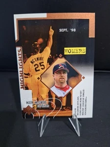 Mark McGwire #527 1999 UPPER DECK GOLD 005/100 HIGHLIGHTS CHECKLIST HOMERS RARE - Picture 1 of 3