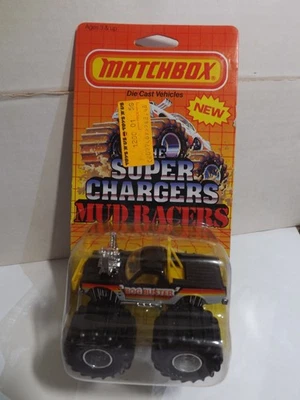 Monster Truck Matchbox Super Chargers 1986 Mud Racers Bog Buster Foto 1 de 4