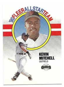 KEVIN MITCHELL 1990 FLEER ALL STAR CARD MINT CONDITION - Picture 1 of 2
