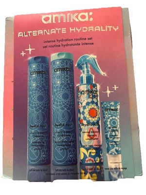 Champú y acondicionador AMIKA Hydro Rush, acondicionador sin enjuague + tratamiento (SET) Foto 1 de 2