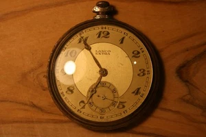 LANCO Taschenuhr in Silber – funktionstüchtig, mit Ankerhemmung - Bild 1 von 12