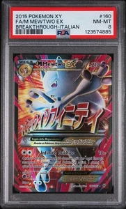 Pokemon Mega Mewtu Ex 160/162 PSA 8 - Mmewtwo Ex XY Turbo Blitz Italienisch PSA8 - Bild 1 von 5