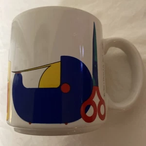 VINTAGE PRIMARY SUPPLY CUT & PASTE MUG Taylor & Ng Becher Tasse Kaffee - Bild 1 von 5