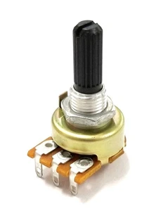 HDK B50K, 50K Ohm 1/4 Watt, 1/4" Keilwelle Linear Potentiometer - Bild 1 von 1