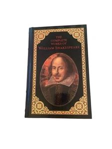 The Complete Works of William Shakespeare, Barnes and Noble 1994 Leather Bound - Foto 1 di 6