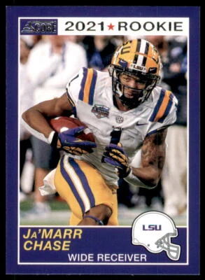 2021 Panini Chronicles Draft Picks Ja'Marr Chase LSU Tigers #62 - Image 1 of 2