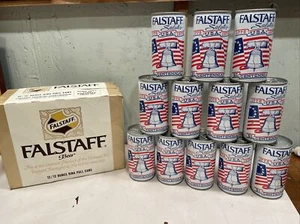Case Of Falstaff Salutes 1776-1976 Bi-Centennial Beer Cans Vintage Pull Tab - Picture 1 of 12