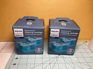 Philips Norelco Cleaning Cartridges for SmartClean System Lot Of 2 2Pks Jc302/52 - Picture 1 of 2