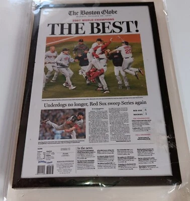 Boston Red Sox Baseball WORLD SERIES 2007 CHAMPIONS Magnet 6"x 4" Fridge NEW MIP - Image 1 of 4