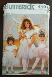 B-4197 Tutu,Wings Ballerina Costume Sewing Pattern Butterick SZ 4 to 14 Uncut - Bild 1 von 3