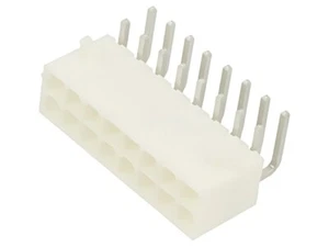 39-30-0160 MiniFit Jr RA DR /Pegs Tin V-0 16Ckt MOLEX - Picture 1 of 1