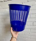 Panier à ordures bleu vintage années 90 IKEA plastique postmoderne poubelle poubelle poubelle poubelle cartel