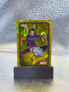 2025 Topps Chrome Marvel | Mantis | Yellow Lava Refractor | #171 - Picture 1 of 4