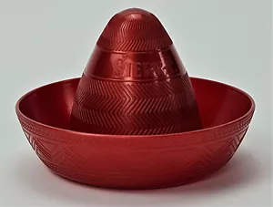 Sierra Tequila Sombrero Hut Salzring Zitronenpresse Rot Kunststoff Club (7001-1) - Bild 1 von 2