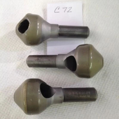 3 RE-FURBISH WELDON DB-36 90° COUNTERSINK DEBURRING 9/16-1-3/32" CUT DIA (C72) - Image 1 of 4