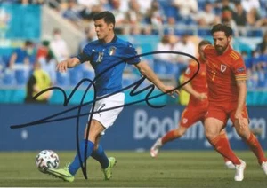 ITALIA Y ATALANTA: MATTEO PESSINA FIRMADA 6x4 FOTO DE ACCIÓN + CERTIFICADO DE AUTENTICIDAD - Imagen 1 de 1