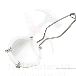 Pinza de crisol y látigo de cerámica de 2" para fundir oro, plata, cobre - Herramientas de joyería - Imagen 1 de 9