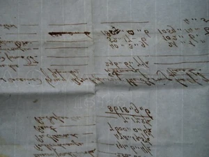 1846 COWAN PENICUIK PAPER MILL MAKER WATERMARKED WATERMARK SCOTLAND RIVER ESK - Picture 1 of 8