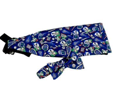 Pajarita y pajarita con temática de lacrosse Foto 1 de 3