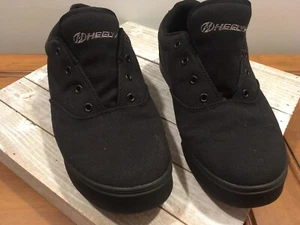 HEELYS MEN’S LAUNCH BLACK CANVAS 770155M Skate Shoes Size 9 **READ - Picture 1 of 9